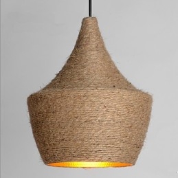 Lampadario retrò A Industrial Hemp