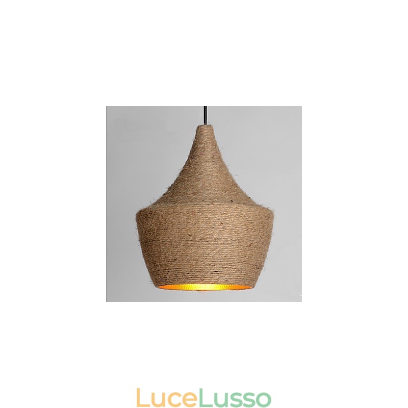 Lampadario retrò A Industrial Hemp