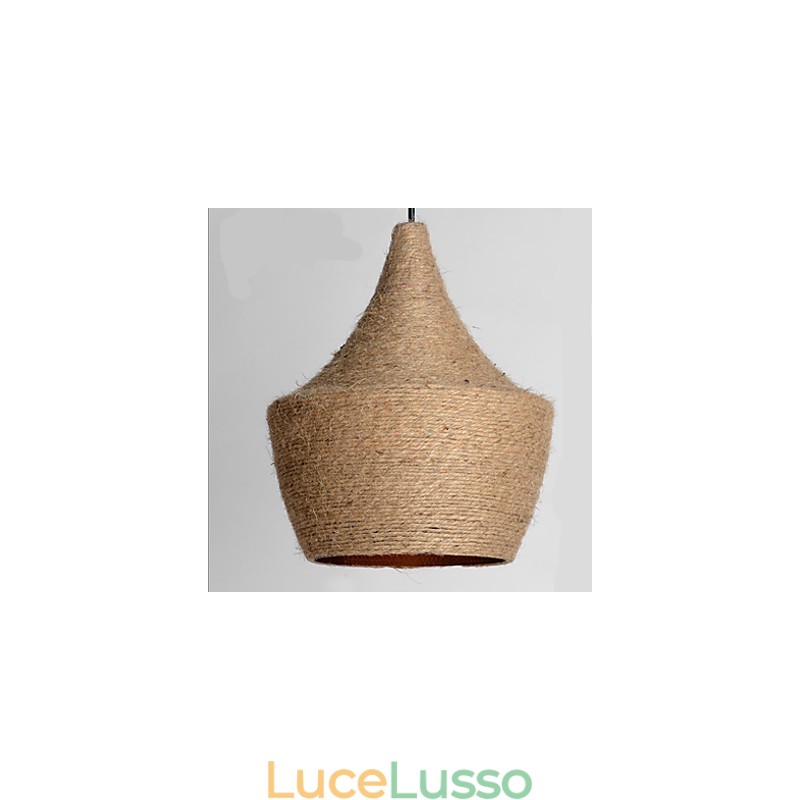 Lampadario retrò A Industrial Hemp