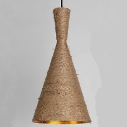 Lampadario retrò industriale Canapa