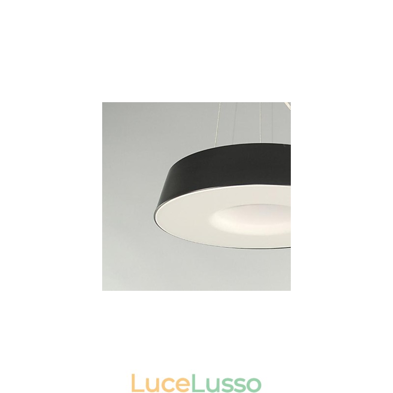 5Luce pendente in metallo con pittura contemporanea moderna