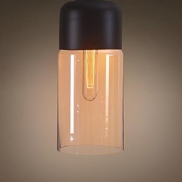 WestMenLights Elegante paralume per bottiglia fai da te Lampada da soffitto in vetro Illuminazione a sospensione Lampadina Edison Home