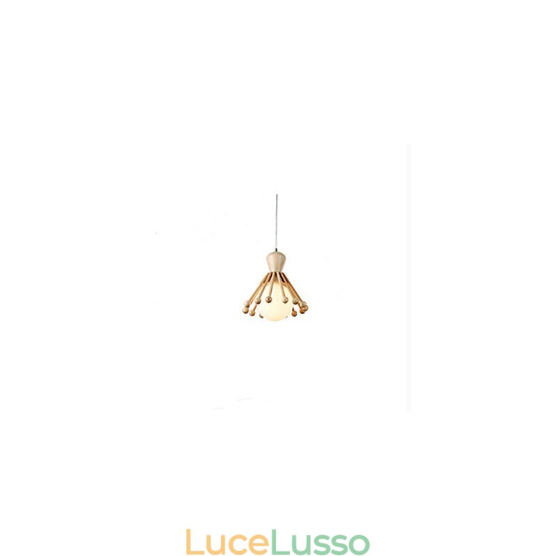 Lampadario in legno da giardino Lampadario in legno nordico semplice