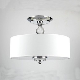 Lampada a sospensione moderna ed elegante a 3 luci con paralume in flanella