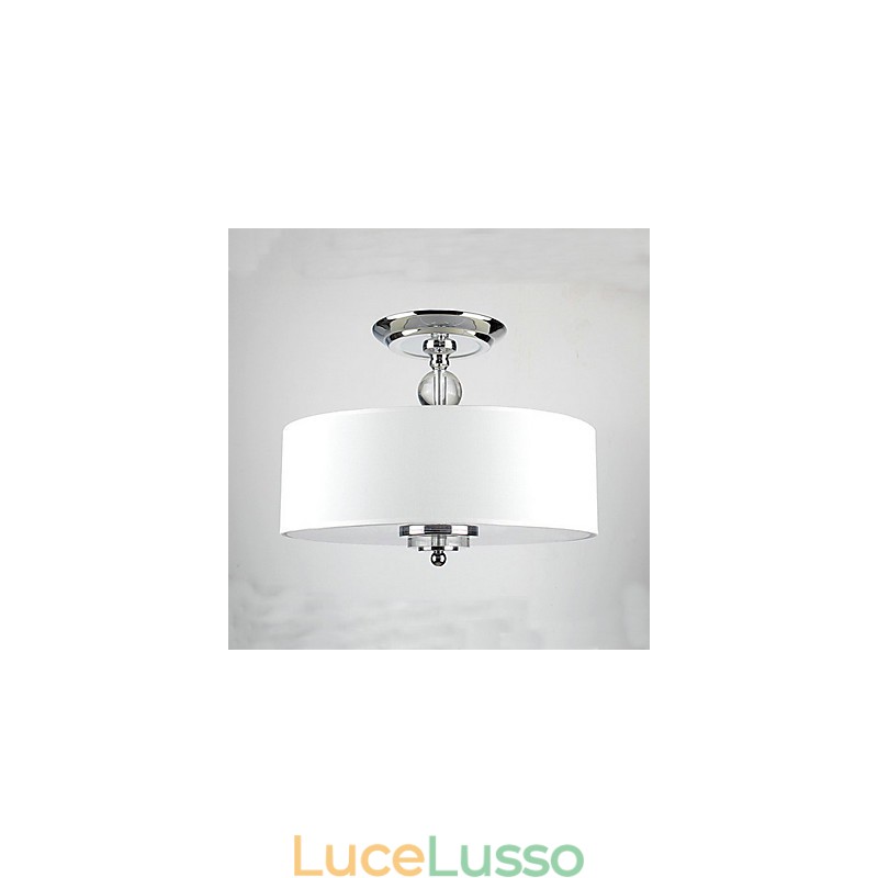 Lampada a sospensione moderna ed elegante a 3 luci con paralume in flanella