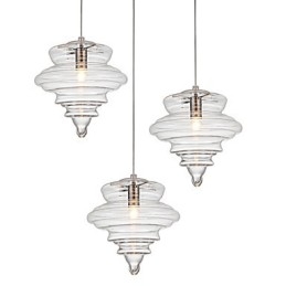 Lampada a sospensione 1 luce Modern SimplicityVetro trasparente incolore