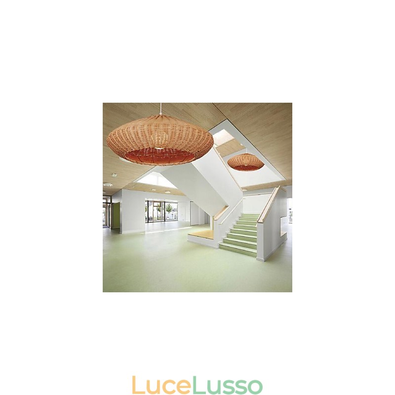 Lampada a sospensione moderna in metallo stile country contemporaneo