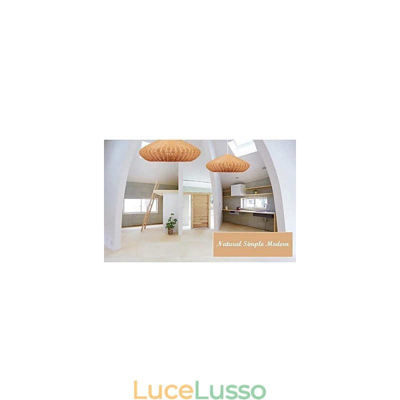 Lampada a sospensione moderna in metallo stile country contemporaneo