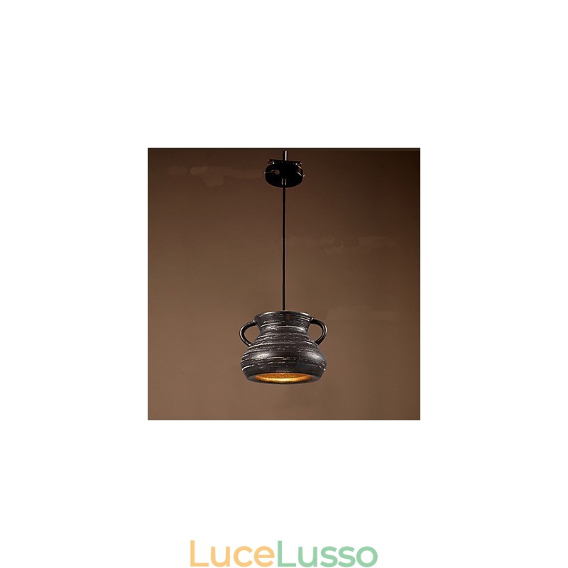 Lampadario da sala da tè in ceramica retrò con personalità