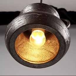 Lampadario da sala da tè in ceramica retrò con personalità