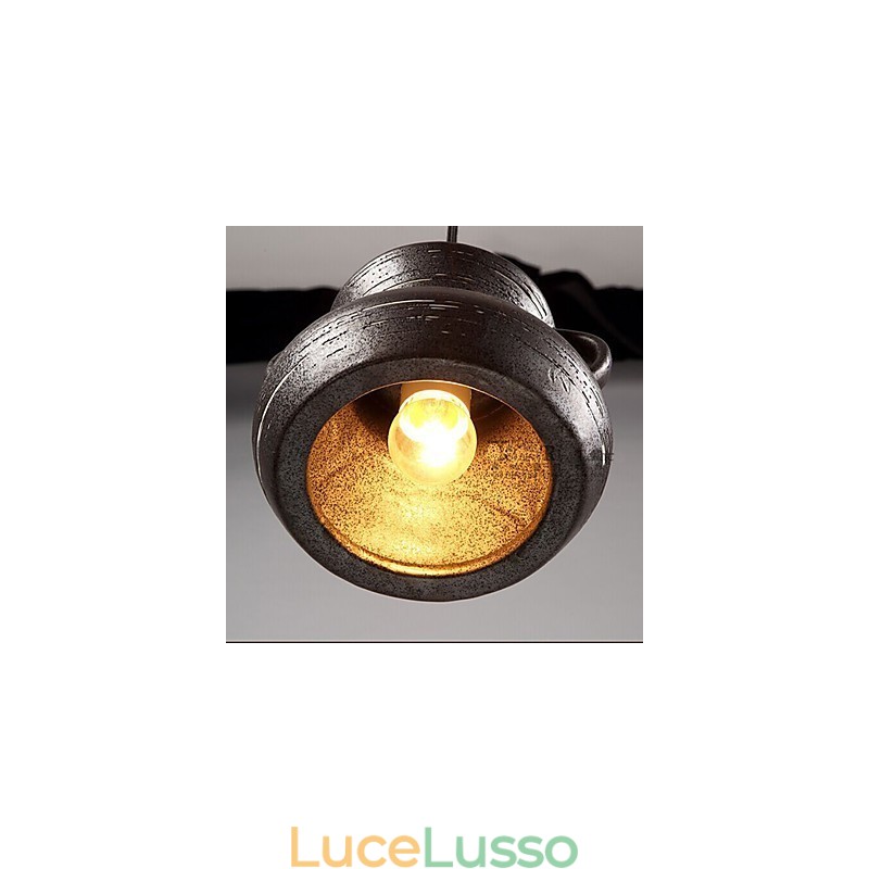 Lampadario da sala da tè in ceramica retrò con personalità