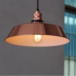 Diametro del lampadario retrò minimalista con copertura unica da 360 mm