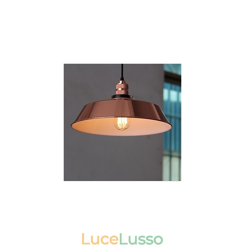 Diametro del lampadario retrò minimalista con copertura unica da 360 mm