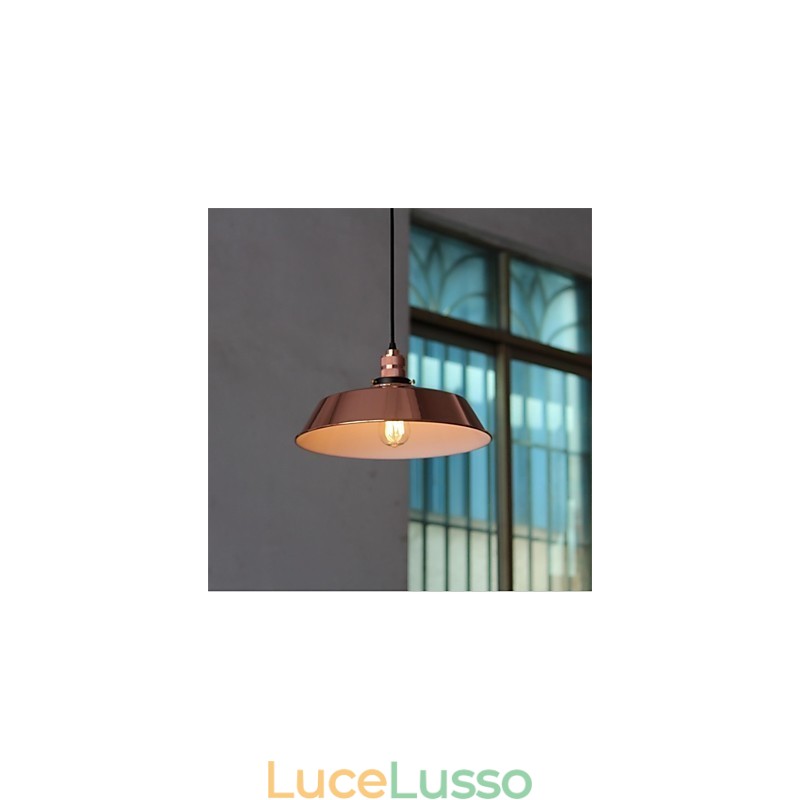 Diametro del lampadario retrò minimalista con copertura unica da 360 mm