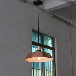 Diametro del lampadario retrò minimalista con copertura unica da 360 mm