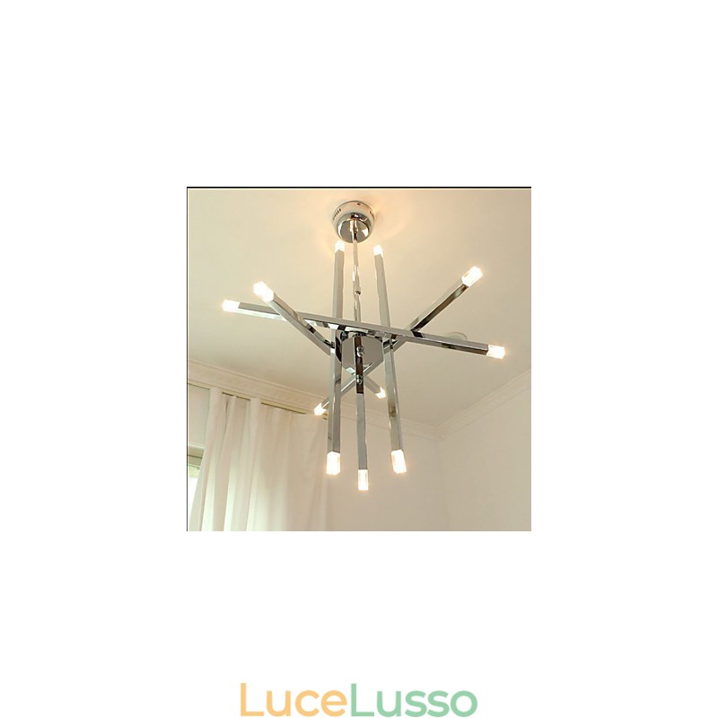 Lampade di design per illuminazione creativa di moda Lampadario a 12 luci