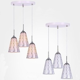 Moderne lampade da soffitto e lanterne da pranzo semplici