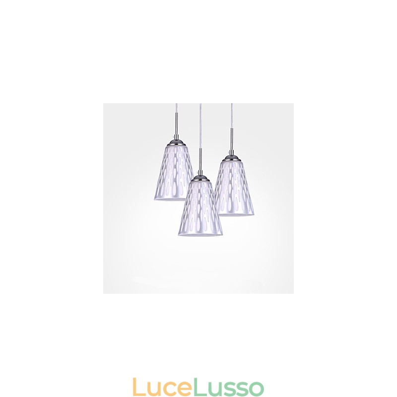 Moderne lampade da soffitto e lanterne da pranzo semplici