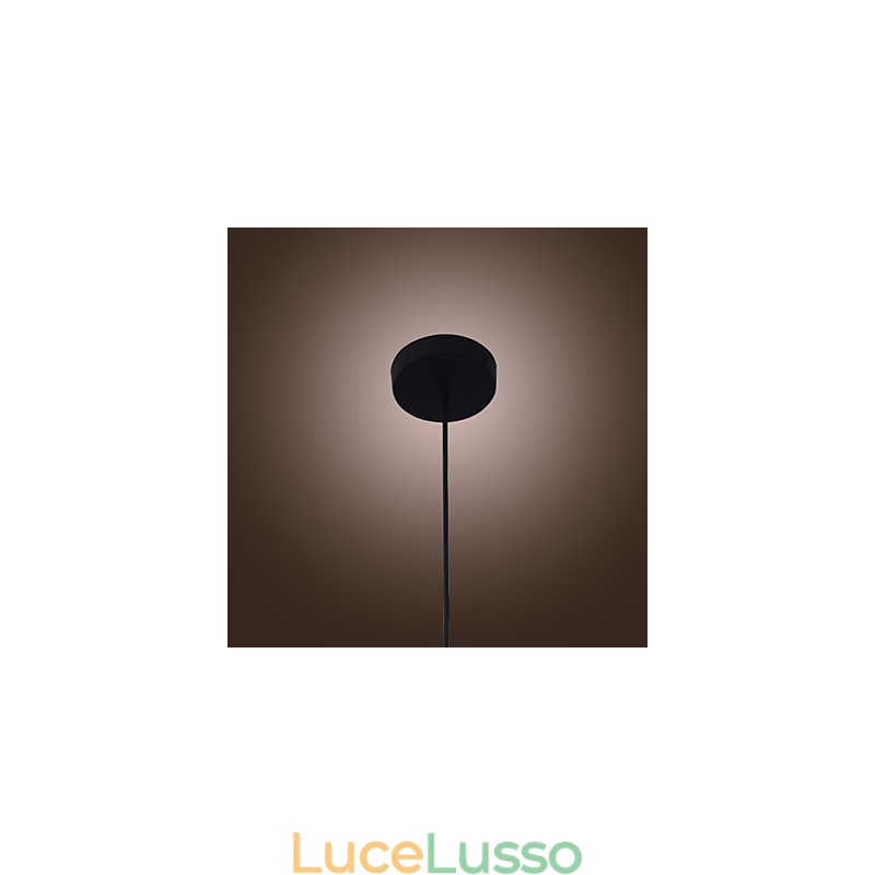 Lampada a sospensione moderna in vetro da 70 W con design a bottiglia trasparente