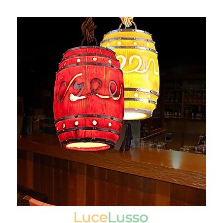 Lampadario in resina a botte con decorazione minimalista moderna Lampadario in resina a botte con decorazione minimalista moderna