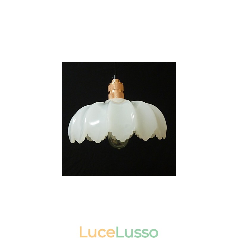 Lampadario in vetro creativo retrò in stile antico Shanghai con fiori