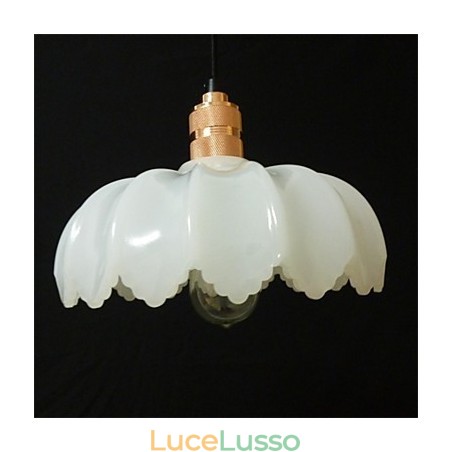 Lampadario in vetro creativo retrò in stile antico Shanghai con fiori