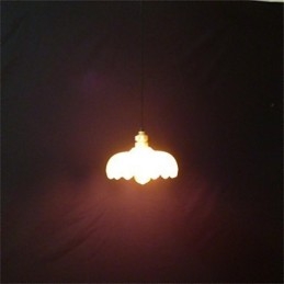 Lampadario in vetro creativo retrò in stile antico Shanghai con fiori