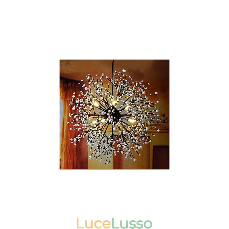 Ciondolo a forma di stella del vento industriale, abbigliamento decorativo, fuochi d'artificio, scintille luminose