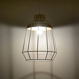 Lampadario a sospensione moderno contemporaneo in metallo