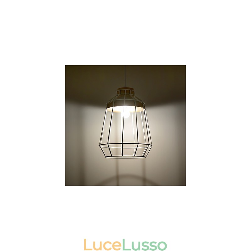 Lampadario a sospensione moderno contemporaneo in metallo