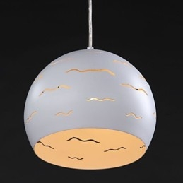 Semplice moderno creativo di illuminazione in vero ferro bianco