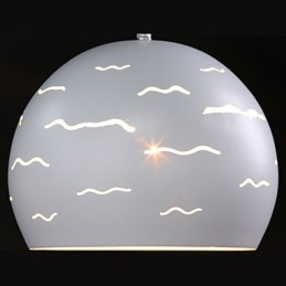 Semplice moderno creativo di illuminazione in vero ferro bianco