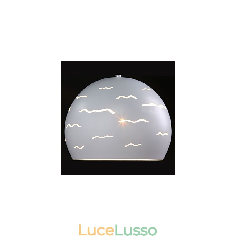 Semplice moderno creativo di illuminazione in vero ferro bianco