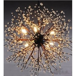 Ciondolo a forma di stella del vento industriale, abbigliamento decorativo, fuochi d'artificio, scintille luminose