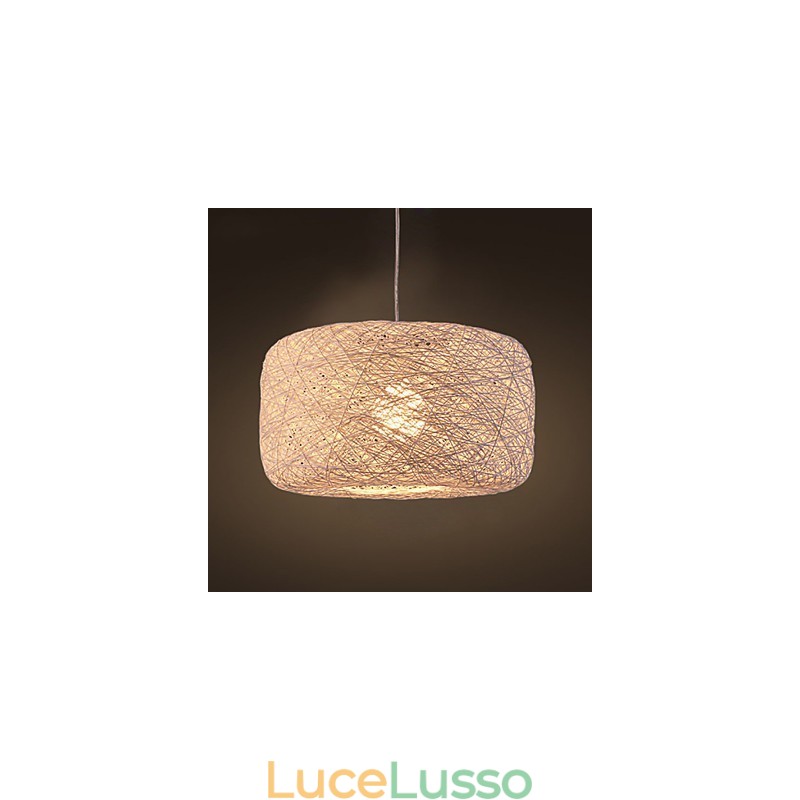 Lampadario di moda europeo moderno minimalista casa lampadario di palline di rattan