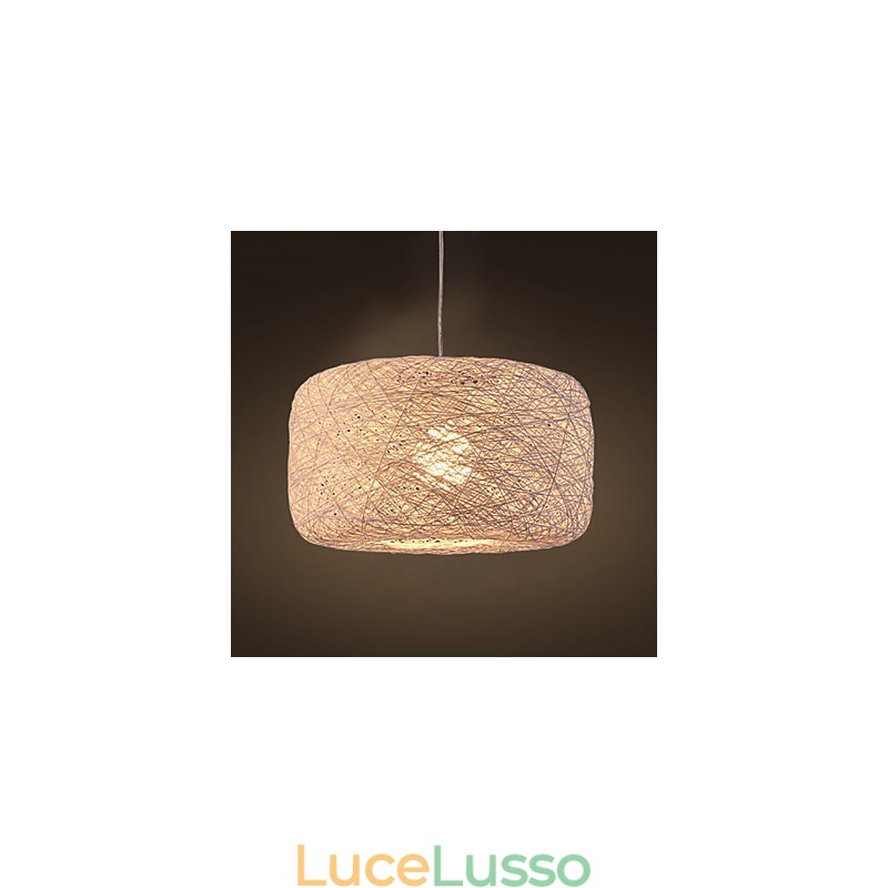 Lampadario di moda europeo moderno minimalista casa lampadario di palline di rattan