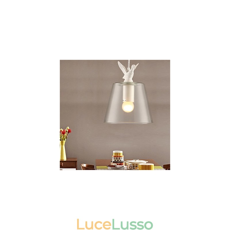 Lampada in vetro a testa singola creativa retrò in stile americano Nordic Cafe