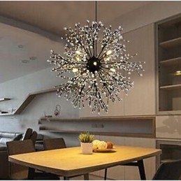 Ciondolo a forma di stella del vento industriale, abbigliamento decorativo, fuochi d'artificio, scintille luminose