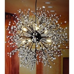 Ciondolo a forma di stella del vento industriale, abbigliamento decorativo, fuochi d'artificio, scintille luminose