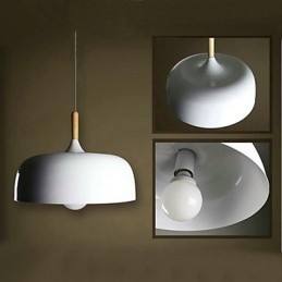 Lampada a sospensione in metallo con pittura di campagna