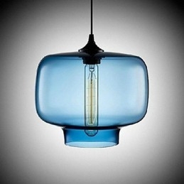 Pendente di design della bottiglia 1 luce Concise Iron Painting