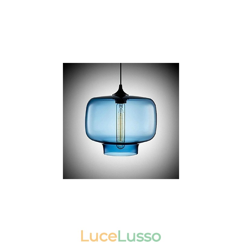 Pendente di design della bottiglia 1 luce Concise Iron Painting