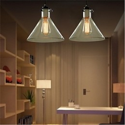 Lampada in vetro a testa singola creativa retrò in stile americano Nordic Cafe