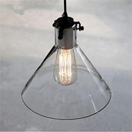 Lampada in vetro a testa singola creativa retrò in stile americano Nordic Cafe