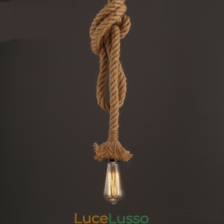1 luce fai da te arte corda di canapa luce lampadario creativo corda di canapa lungo 100 cm Invia 1 lampadina 1 luce fai da te arte corda di canapa luce lampadario creativo corda di canapa lungo 100 cm Invia 1 lampadina