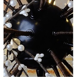 Ciondolo a forma di stella del vento industriale, abbigliamento decorativo, fuochi d'artificio, scintille luminose