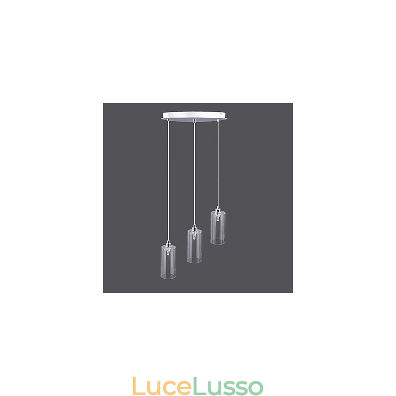 Luci moderne semplici in vetro creativo