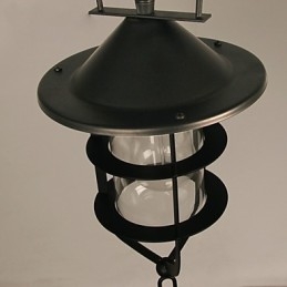Lampada a sospensione in metallo con pittura in stile mini retrò