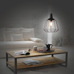 Rustic Lodge Retro Country Mini Style Dipinto Lampada a sospensione in metallo Garage
