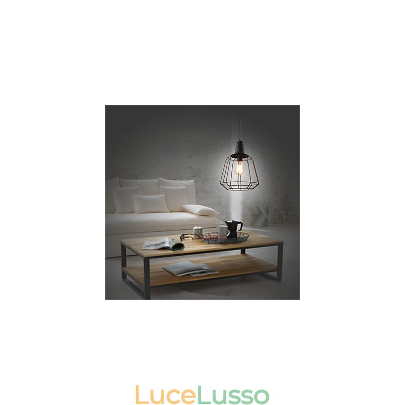 Rustic Lodge Retro Country Mini Style Dipinto Lampada a sospensione in metallo Garage